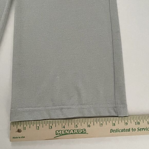 St. John Sport by Marie Gray Pants Size P /US 2 Pale Gray Metalic Sheen Pockets - Picture 14 of 16